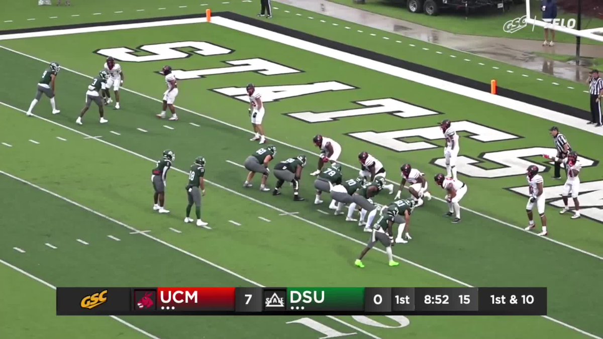 Carter Coullard answers back for the Statesmen! 📺: #GSCFB | Gulf South Conference | #DSUFamily