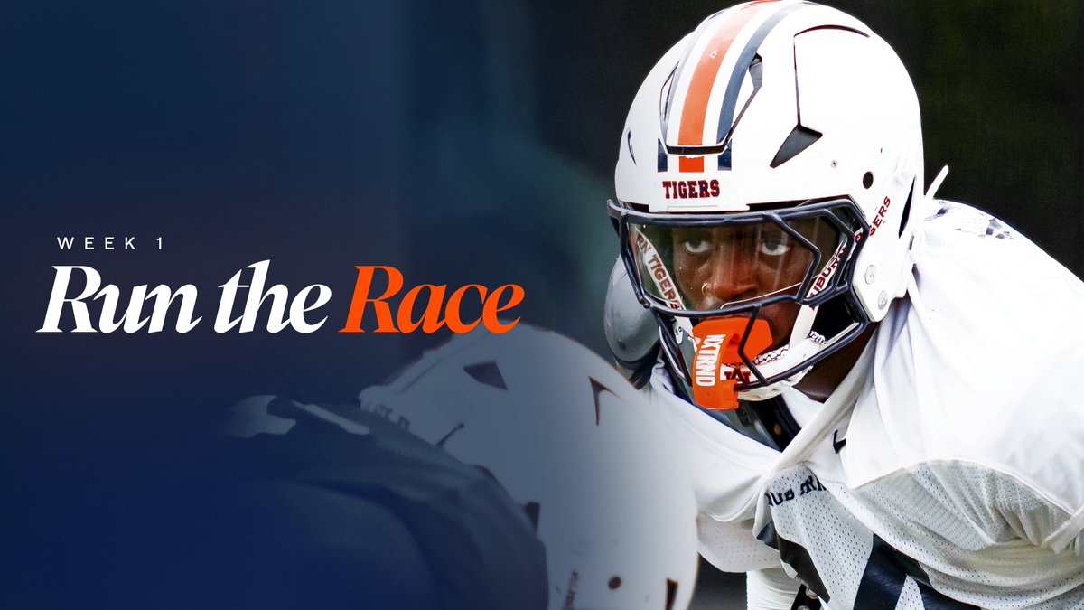 Week 1 • 𝐑𝐮𝐧 𝐓𝐡𝐞 𝐑𝐚𝐜𝐞 #WarEagle🦅