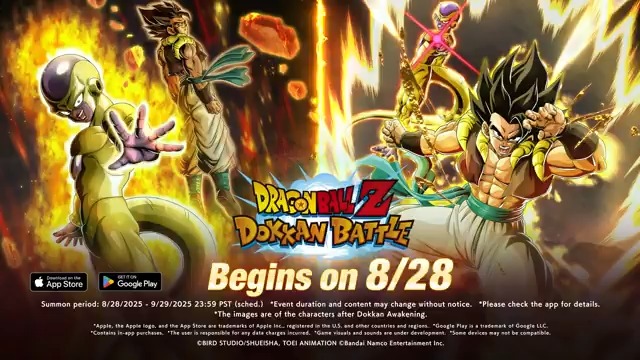 [Worldwide Repost &amp; Like Campaign] Golden Frieza + Gogeta will show up in the #TranscendentDokkanCampaign✨ If this post reaches 20K reposts &amp; likes worldwide, all users will get 5 Dragon Stones🎁 Ends 9/4 16:59 PST (sched.) #dokkanbattle #dragonball