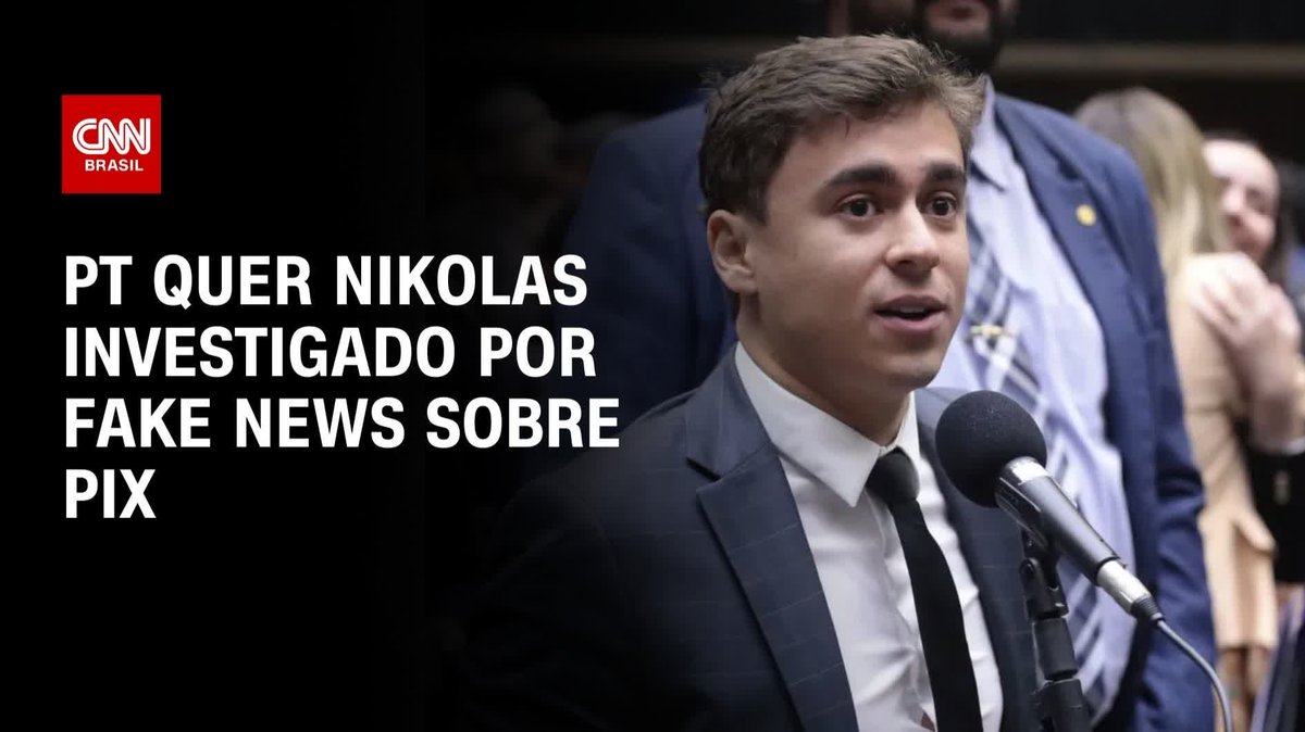 PT quer Nikolas investigado por fake news sobre Pix; assista #CNNPRIMETIME
