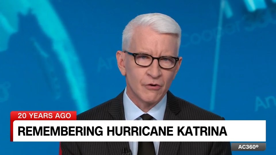 It was 20 years ago this week that Hurricane Katrina devastated New Orleans and the Gulf region. Waveland, Mississippi was hit hard. Anderson broadcast for several days there, and he will never forget what he saw.
