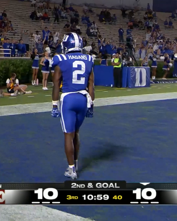 Darian Mensah's Duke debut: 😈 27/34 😈 389 YDS 😈 3 TD @DukeFootball