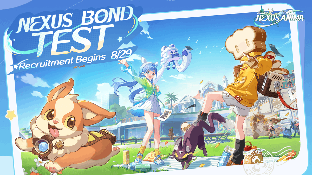 Nexus Bond Teaser: Side by Side | Honkai: Nexus Anima Follow the instructions to win access to the first closed beta test, a $100 USD gift card, and game merch! I long to meet you, in a charming little town. ━・━・━・━・━・━ ✧ To enter for a chance to be part of the 🎮Nexus Bond Test🎮 (150 winners): ① Follow ② Quote this post with your HoYoverse ID with the hashtags #HonkaiNexusAnima and #NexusBondTest ③ Complete the test recruitment: ✧ To join the prize draw for a 🎁$100 USD gift card 🎁 (10 winners): ① Follow ② Like this post ✧ To join the prize draw for 🐾Game Merch: Anima Bobble Box Set🐾 (20 winners): ① Follow ② Tag a friend in the comments Event Ends: September 3, 2025 at 23:59 (UTC+8) ━・━・━・━・━・━ Official Social Media Campaign Rules for Honkai: Nexus Anima: Nexus Bond Test Recruitment FAQ: Watch now on YouTube: ━・━・━・━・━・━ How to check your HoYoverse ID: ① Click the following link: ② Look at "ID" at the top of the Account Center page. That is your HoYoverse ID.