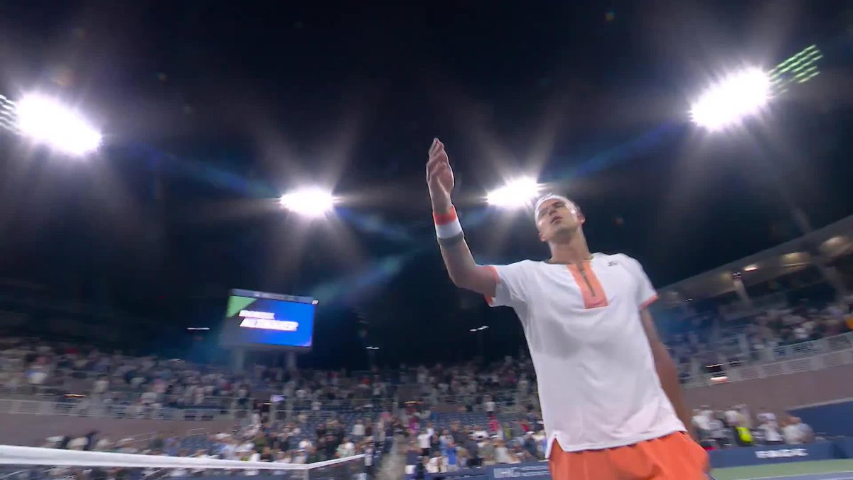 😬👇 For those that missed it, here’s what Tsitsipas said to Altmaier at the net: "Next time, don't wonder why I hit you, ok? “No, I'm just saying if you serve underarm... if you serve underarm” *Altmaier walks away*