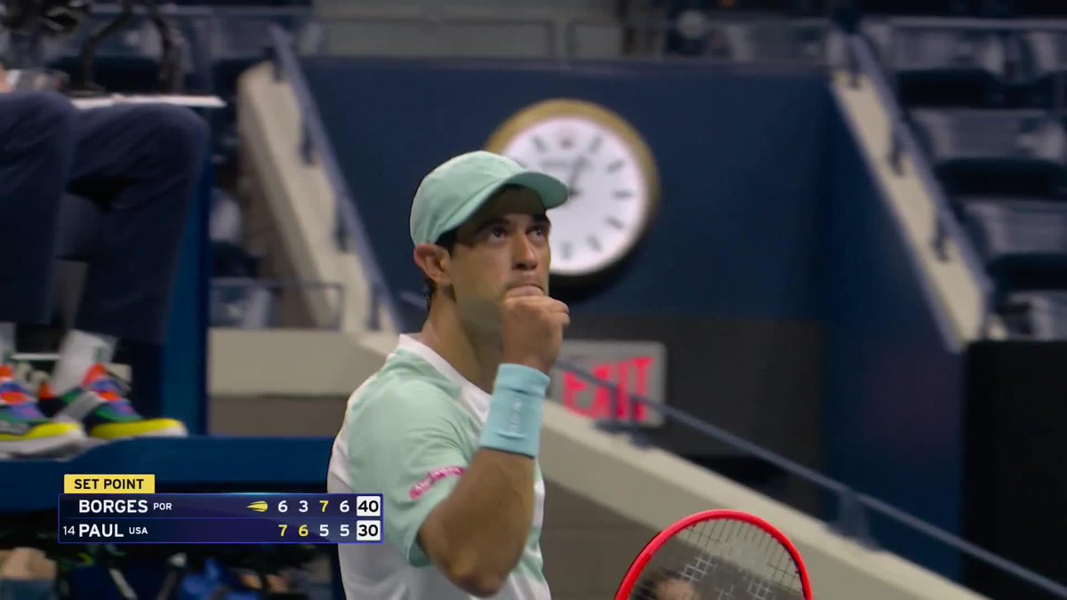 For the fifth time today, we're headed to a fifth set! Nuno Borges has come back from two sets down against Tommy Paul.