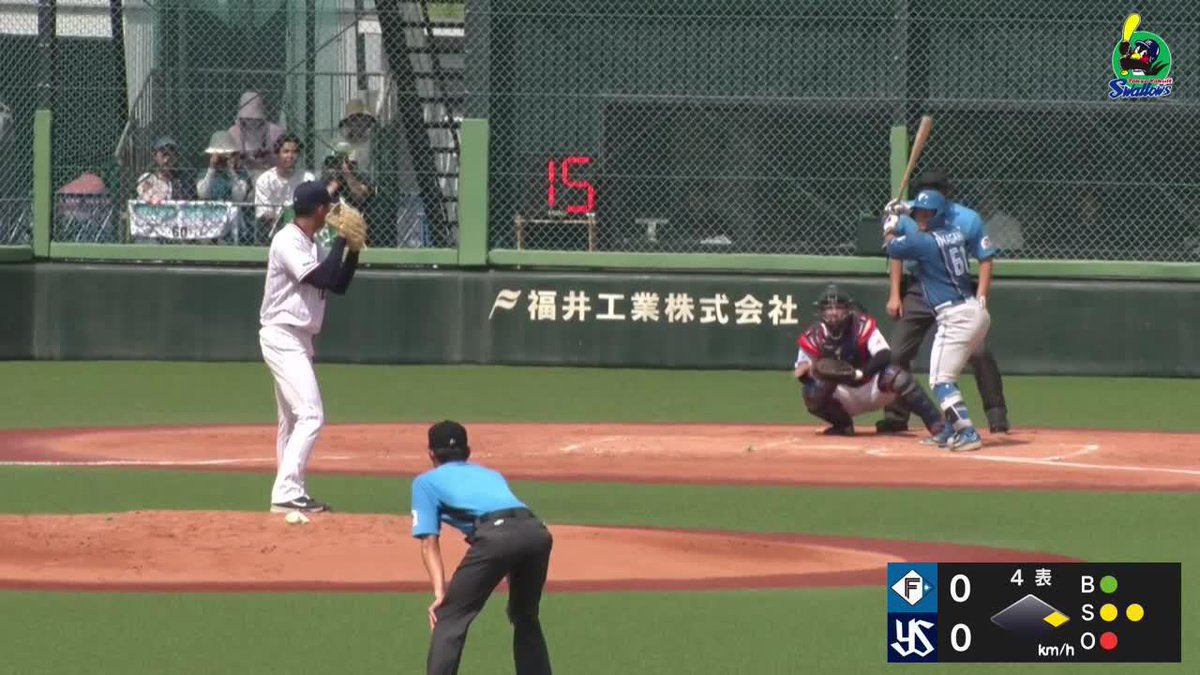 4ヶ月ぶり こちらも久々の実戦マウンド 翔聖が1回を無失点に斬る (映像は2アウト目の奪三振) ⚾プロ野球 ファーム (2025/8/29) 🆚ヤクルト×日本ハム 📱live on DAZN #オレをみろ #イージースポーツ #swallows #だったらDAZN