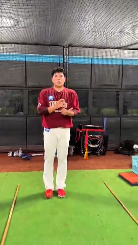 帰ってきた #宋家豪 選手の✨ ｢おかえり体操🤸‍♂️｣です🤭 #RakutenEagles #キ！