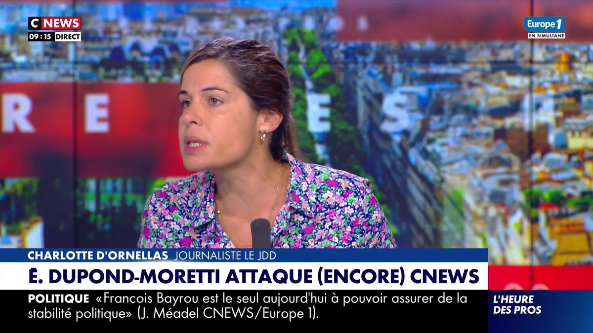 « Attaquer News, c’est le nouveau brainwashing », dénonce Charlotte d’Ornellas Charlotte d'Ornellas #HDPros Pascal Praud #Europe1
