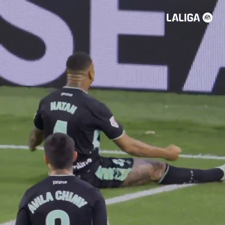 Natan: pura pasión 😤🪨 #LALIGAHighlights