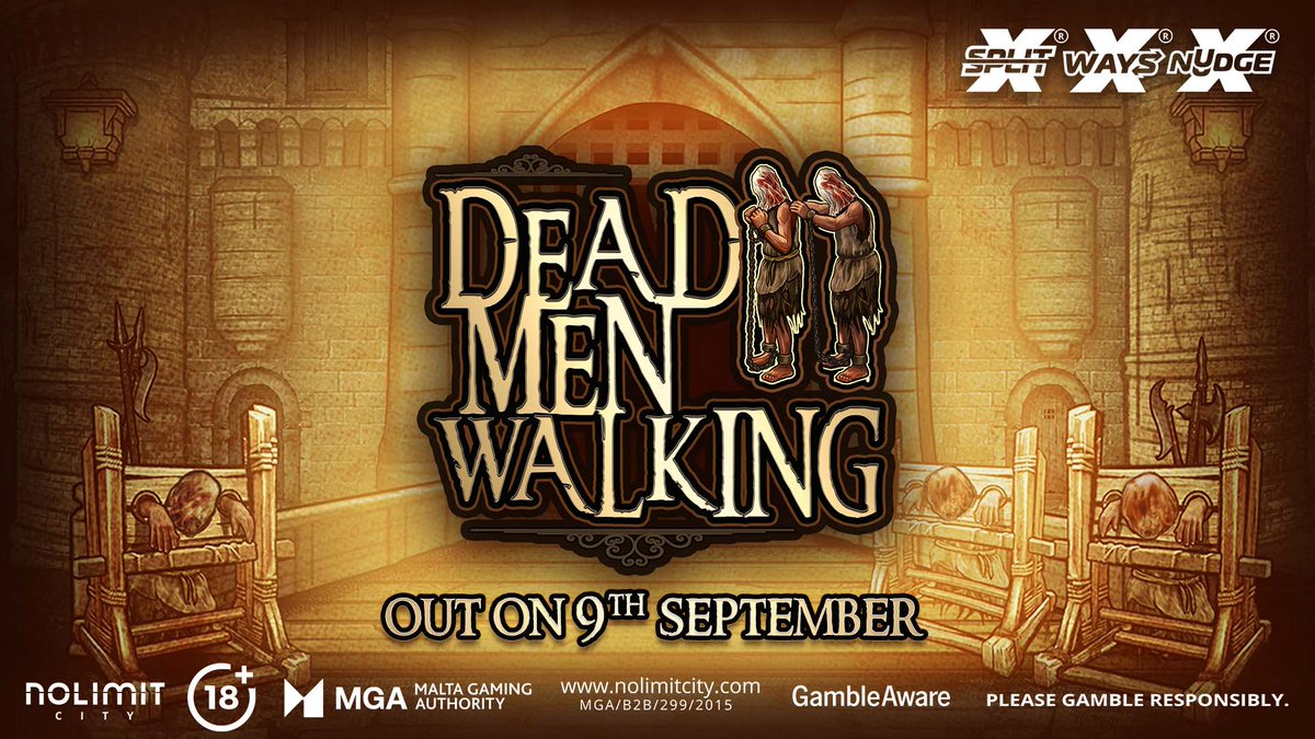 🚨 NEW GAME #ANNOUNCEMENT ⚡ “Do what you love and you’ll never work a day in your life” ~ Leroy The Executioner DEAD MEN WALKING | 09.09.25 | 🏰🪓⛓️ #NolimitCity #DeadMenWalking #UpcomingSlots #TherelsNoLimit 18+ I Please Gamble Responsibly |