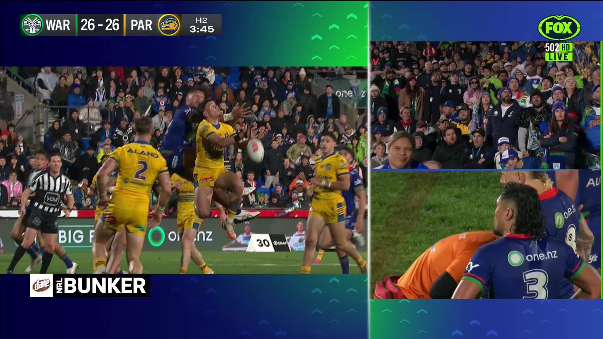 Were the Warriors robbed of a try? 📺 Watch #NRLWarriorsEels LIVE on ch.502 or stream on Kayo: ✍️ BLOG 🔢 MATCH CENTRE