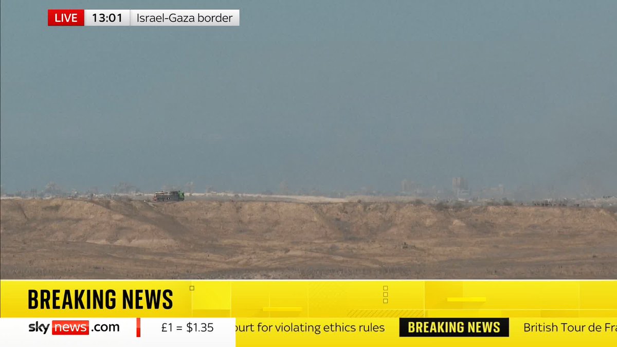 BREAKING: The IDF says that, from today, Gaza City should be considered a "dangerous combat zone", where a "tactical pause" to allow humanitarian aid will not apply. It comes as preparations continue for a major ground offensive on Gaza's capital.