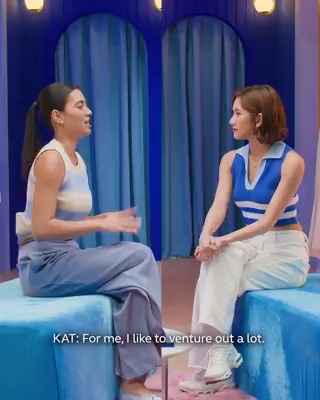 Kat and Sheena Catacutan chase business dreams in style. Got big dreams? #GoForIt via: #GlobeWithBINI #GoForwardTogether