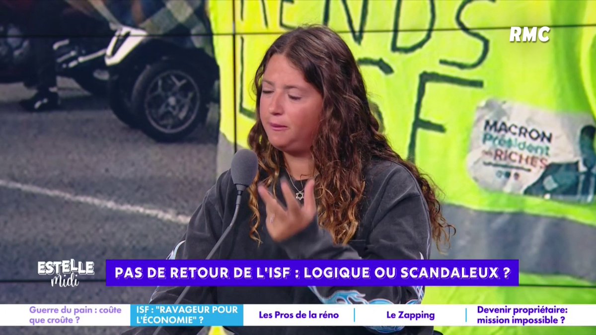 💶 Pas de retour de l’ISF : logique ou scandaleux ? 🎙️ Elise Goldfarb : "Je ne suis pas pour cet impôt mais je pense qu'il faut taxer les riches ! Il faut le faire intelligemment... J'étais pour la taxe "Zucman" qui serait plus juste et efficace !" #EstelleMidi