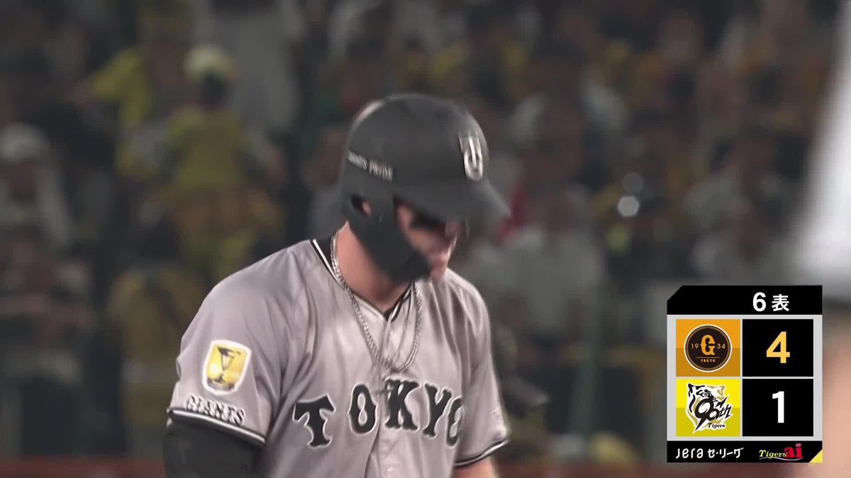 ストレートを狙い撃ち キャベッジが右中間のフェンス直撃 走者一掃の勝ち越しタイムリー‼️ ⚾プロ野球 (2025/8/29) 🆚阪神×巨人 📱Live on DAZN #オレをみろ #ジャイアンツ #だったらDAZN
