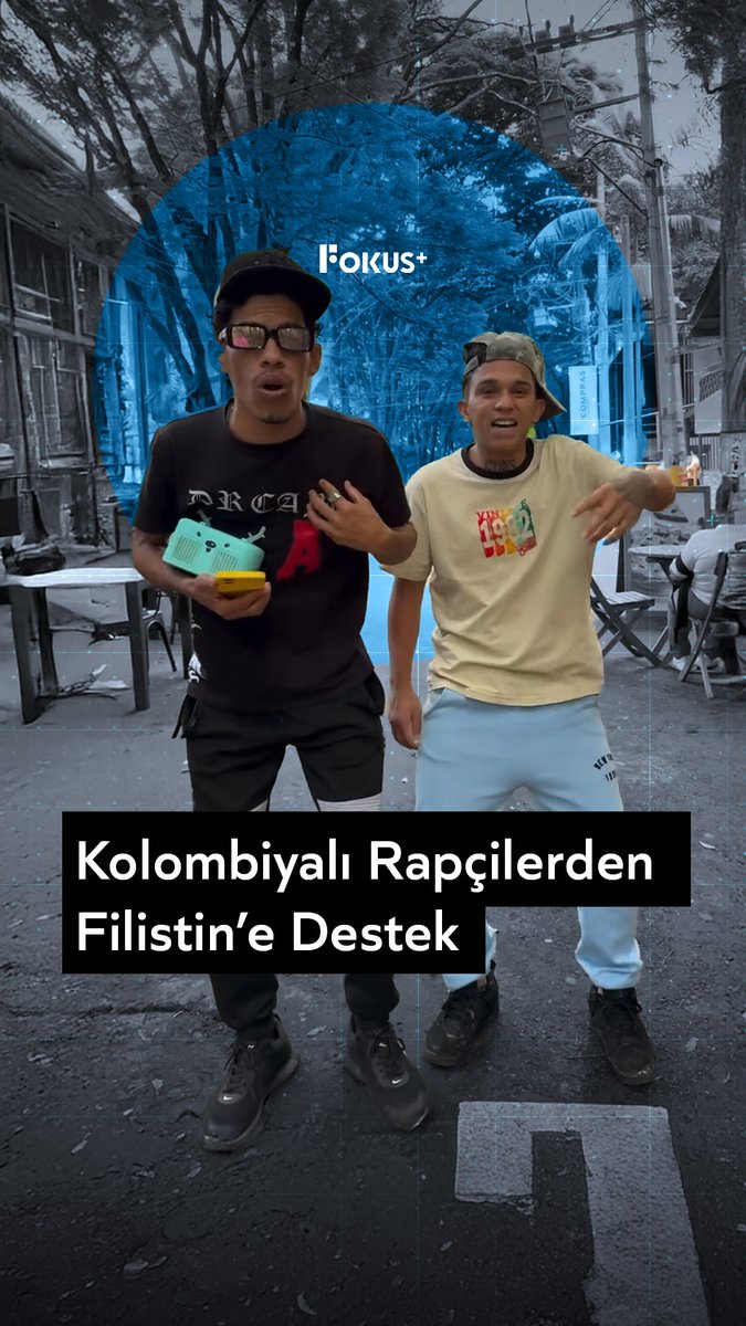 ➕ Kolombiyalı bir rap şarkıcısı, bir sokakta şarkı söyleyerek Filistin davasına desteğini gösterdi.