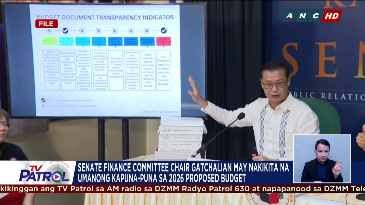 May nakikita na umanong kapuna-puna si Senate Finance Committee Chair Sherwin Gatchalian sa 2026 proposed budget. Para naman kay Vice President Sara Duterte, hindi dapat payagang pakialaman ng mga mambabatas ang panukalang budget.