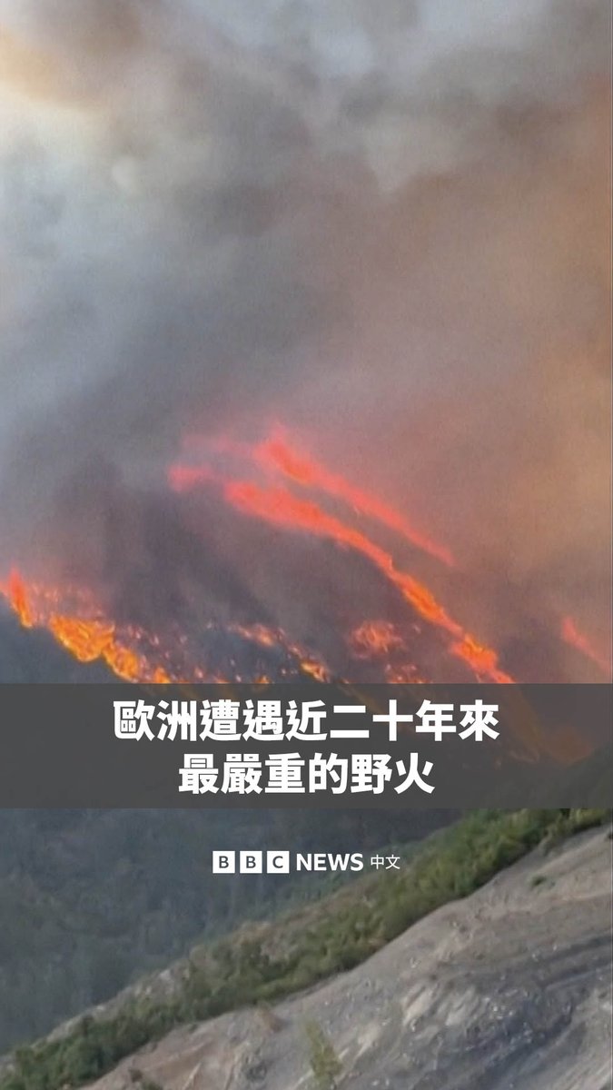 西班牙、葡萄牙和希腊等多个欧盟成员国遭遇野火侵袭。今年迄今为止，欧盟各地过火面积已达到创纪录的100万公顷，这是自2006年有记录以来最严重的野火季。