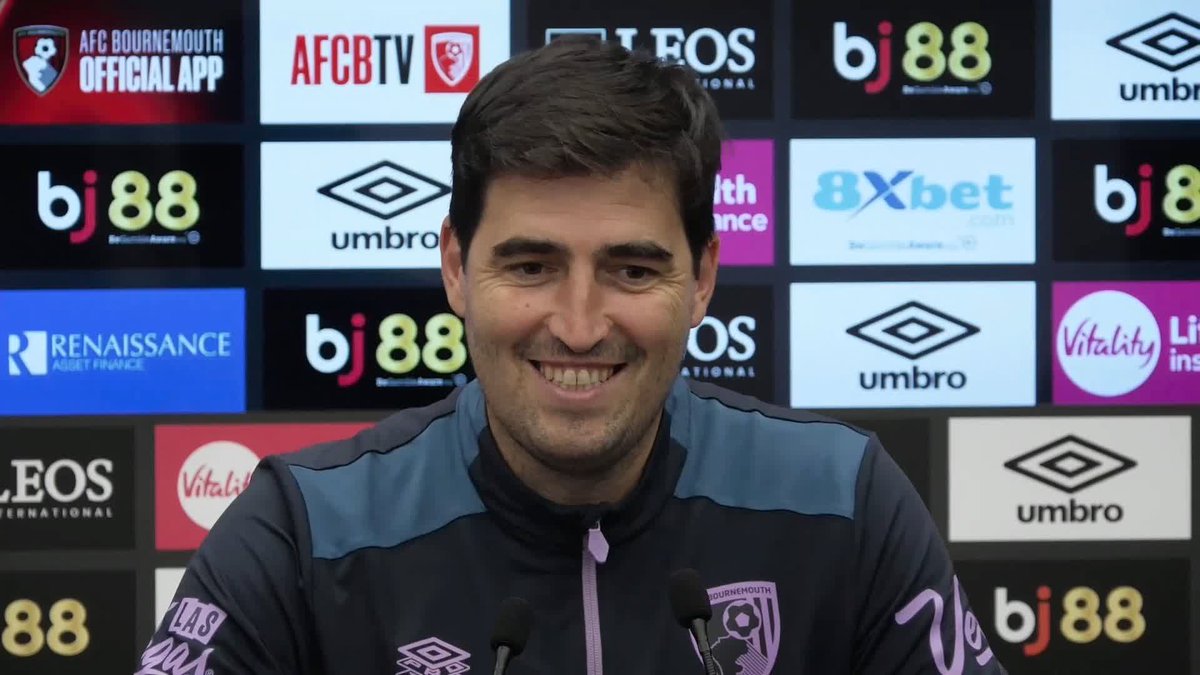 "We are not finished" Bournemouth boss Andoni Iraola hints at a busy end to the window for his side 🍒