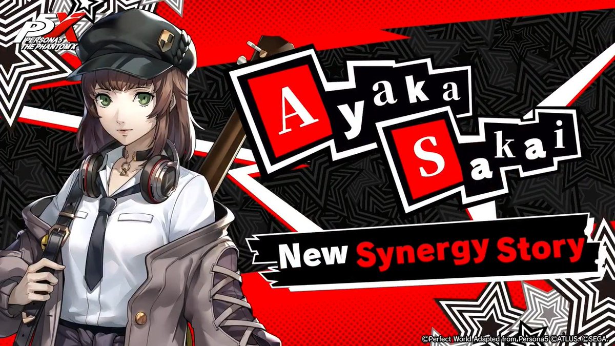 ✧─ Synergy Trailer ─✧ Watch Ayaka Sakai's Synergy Trailer! "Next time you're here, give me a shout. I feel like I might be able to sing with you here." 🎸Ayaka Sakai (VA: Yui Makino) #P5XEN #AyakaSakai