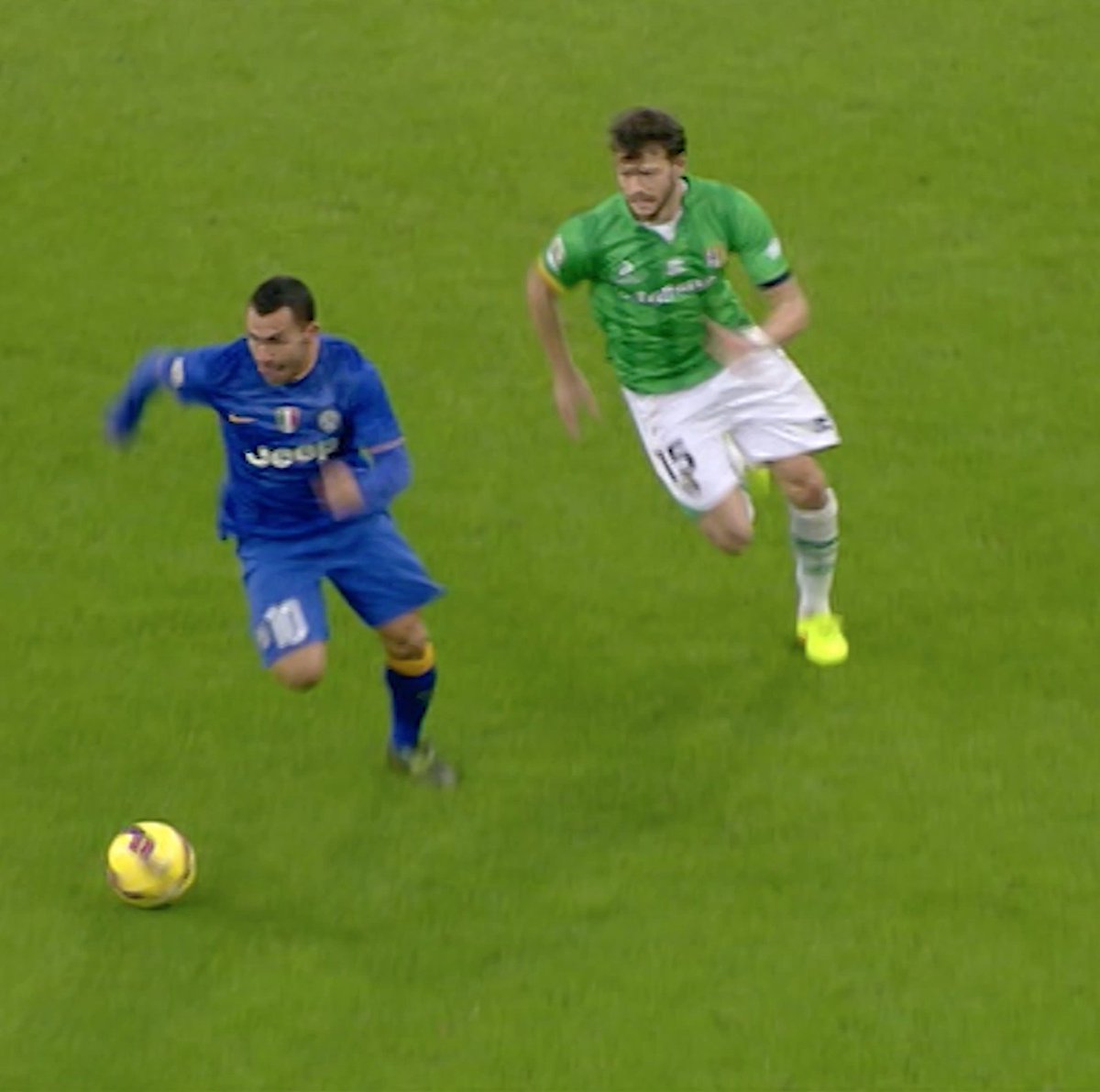Carlitos Tevez was simply incredible.
