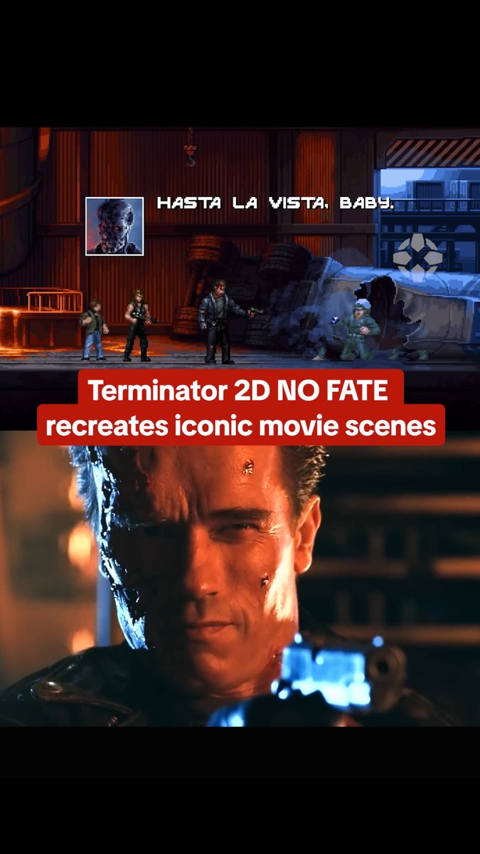 Happy Judgment Day! Terminator 2D No Fate is dropping October 31! #terminator #terminator2 #arnoldschwarzenegger #gaming #retrogaming