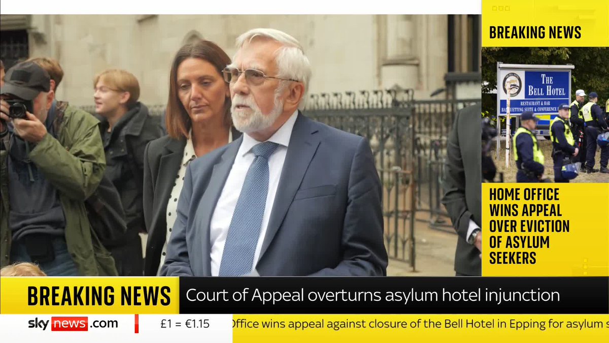 "We will continue the fight " Following the Home Office's win at the Court of Appeal, Epping Forest District Councillor Ken Williamson says the battle is not over. 📺 Sky 501, Virgin 602, Freeview 233 and YouTube