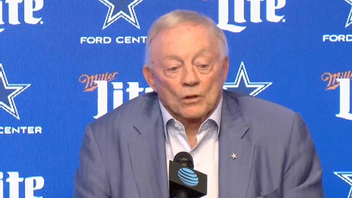 "This was a move to be better on defense" 👀 Dallas Cowboys owner Jerry Jones on Micah Parsons' blockbuster trade to the Green Bay Packers 💭