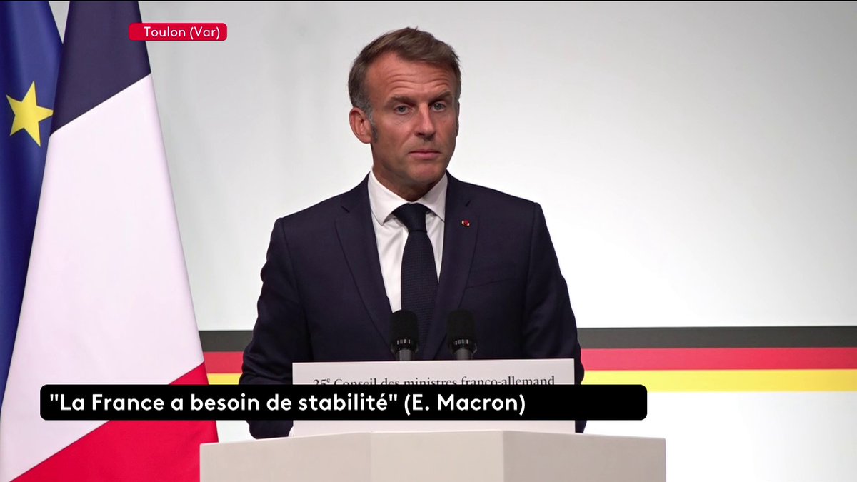🔴 DIRECT - "Je pense que [le Premier ministre] a raison de mettre en responsabilité les forces politiques face à la situation connue du pays", indique Emmanuel Macron, en rappelant pour sa part, que "le mandat qui m'a été confié par les Français sera exercé jusqu'à son terme".