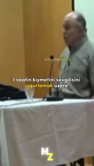 İnsanın satın alamayacağı tek şey zamandır…