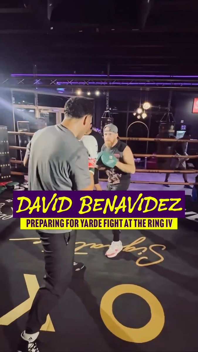 David Benavidez putting in the work ahead of his WBC light-heavyweight world title defence against Anthony Yarde at The Ring IV 🔥 The Ring IV live on DAZN l Nov 22nd in Riyadh 🥊