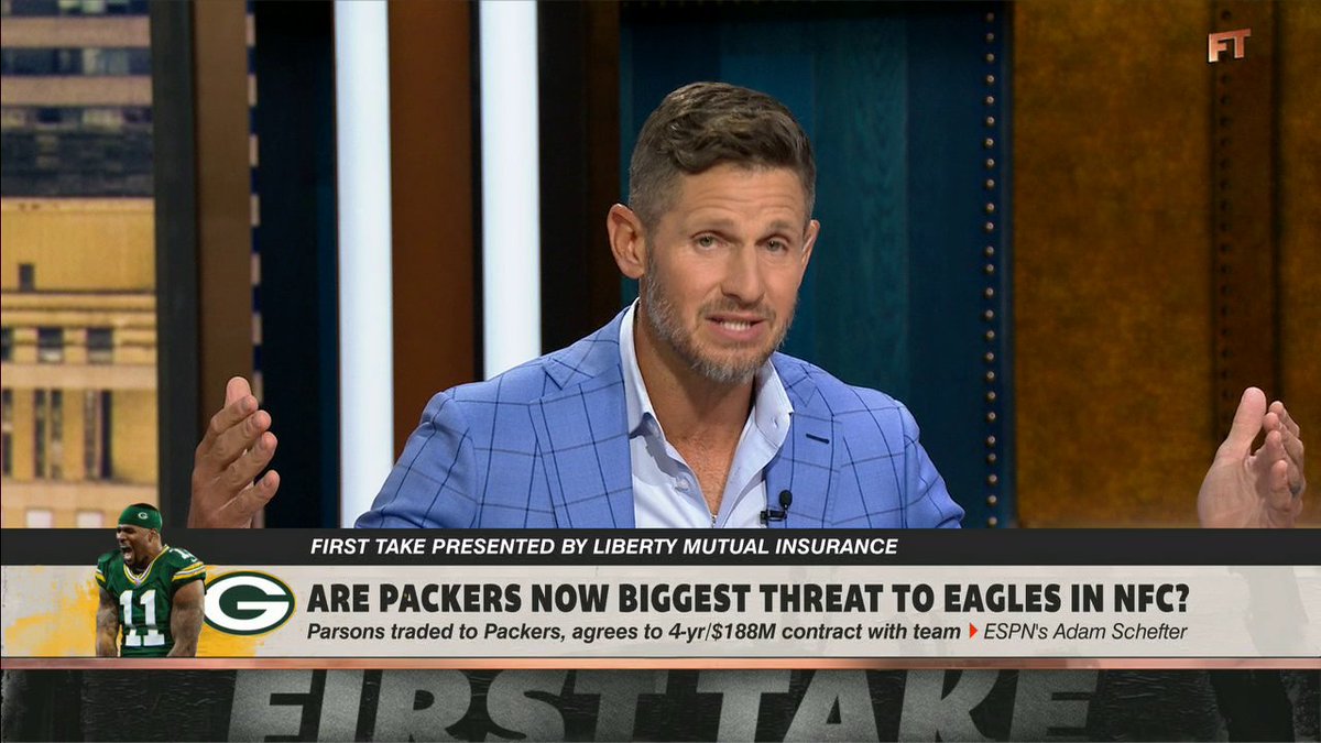 "This team should be in the NFC Championship game and it will be a disappointment, if in this now let's call it three year window, they don't win the Super Bowl." Dan Orlovsky shares his expectations for the Packers after acquiring Micah Parsons ✍️
