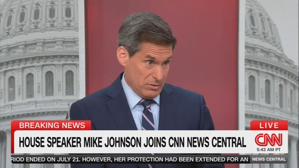 Host: Ghislaine Maxwell told the Deputy AG, 'I never, ever saw any man doing something inappropriate with a woman of any age.' How much weight do you put in the comments of Maxwell? Speaker Johnson: Not much at all. She has no credibility. She's been convicted for sex trafficking