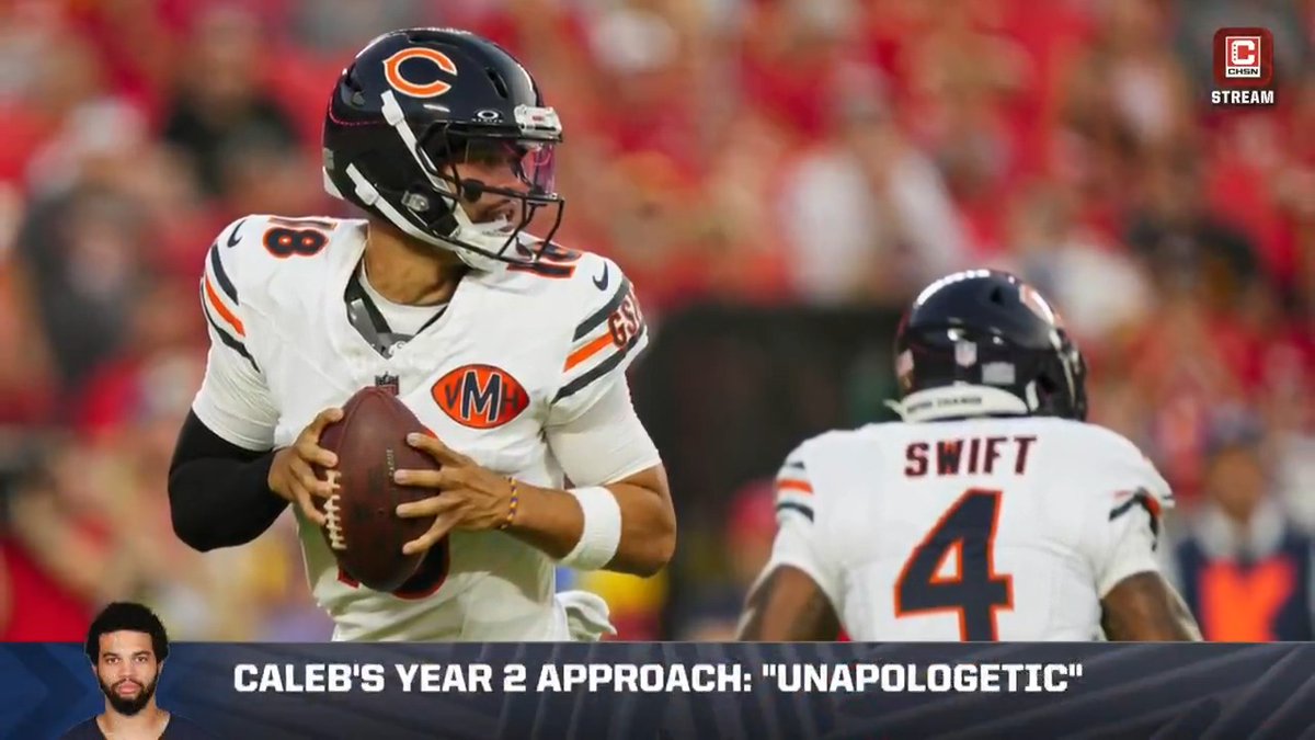 "He's understanding not just his role in this offense, but where 10 other guys need to be." Courtney Cronin joined The Big Pro Football Show to talk Caleb Williams' 'unapologetic' approach in Year 2: