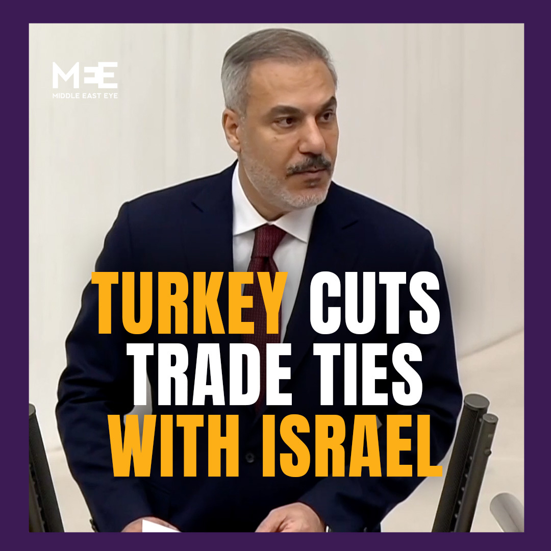 Turkey's Foreign Minister Hakan Fidan announced on Friday that the country had closed its ports and airspace to Israeli ships and aircraft. It follows Fidan's recent call to suspend Israel from the UN General Assembly over its "genocidal aggression" in Gaza.