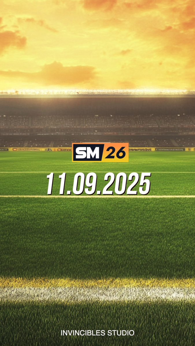 You've been asking for it... Soccer Manager 2026: Coming 11.09.2025 📅