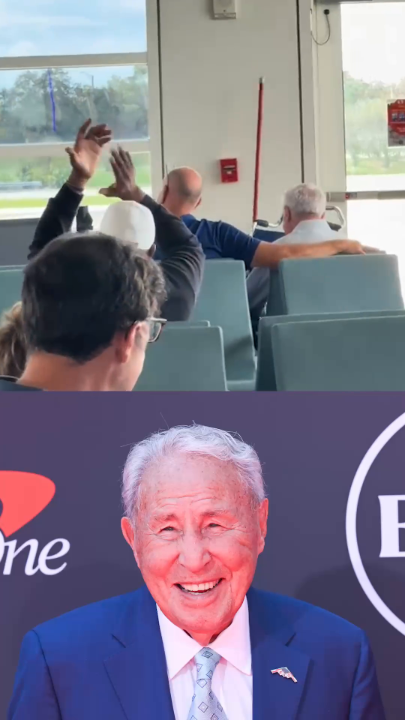 Not a dry eye in the terminal 🥹 Coach Corso was honored at the airport 🧡 (via fishsauce0515/TikTok)
