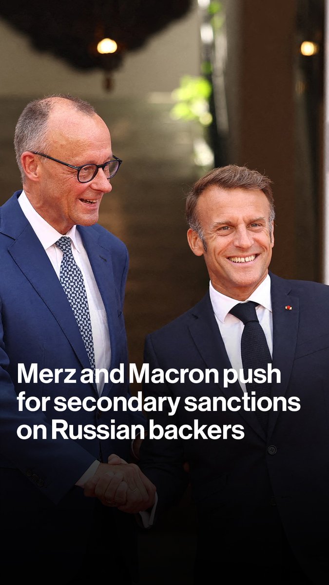 The leaders of France and Germany are calling for additional sanctions to blunt Russia’s war machine