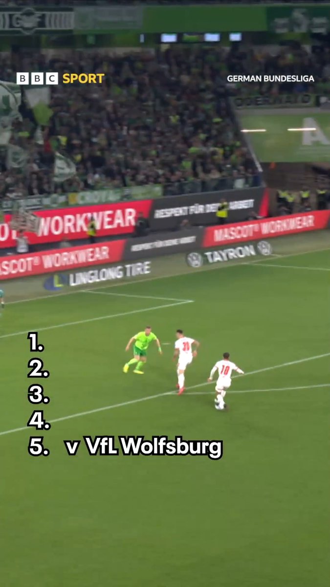 🔥 Xavi Simons 🤝 Spurs ⚪ Here's five of his best strikes from the Bundesliga 🇩🇪⚽💥