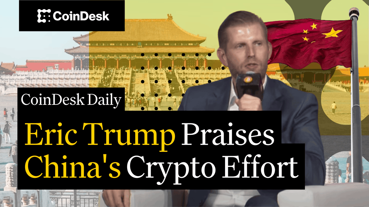 🗞️ Bitcoin dips below $110K as a PCE inflation report shows prices edging higher. 🗞️ Eric Trump praises China's "unbelievable mark on Bitcoin and cryptocurrencies" and its pivotal role in the future of digital finance. 🗞️ Chainlink and Pyth Network partner with the US Department of Commerce to bring official economic data on-chain for the first time. Jenn 3.0✨ hosts "CoinDesk Daily." Thank you to Midnight 👋 for being a sponsor of the CoinDesk media network.