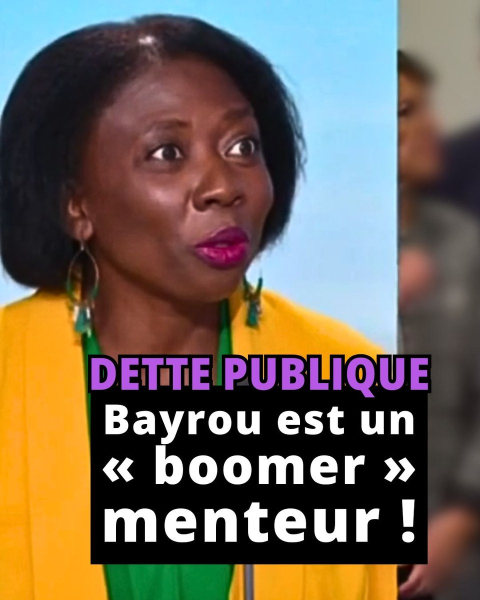 📺PANIQUE de la droite et du RN sur BFM ce matin quand j'ai commencé à démonter 1 à 1 les mensonges de Bayrou, le « boomer » menteur sur la dette. Non, la dette de l'Etat c'est pas comme un ménage, c'est pas la pire en Europe, et c'est Macron qui l'a faite exploser. Partagez !👇🏾