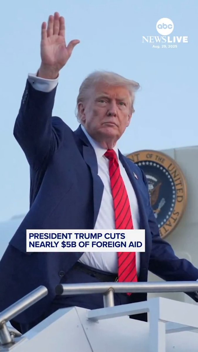 President Trump told Congress that he will slash $4.9 billion of congressionally-approved USAID and State Department foreign aid funding, the Office of Management and Budget said.