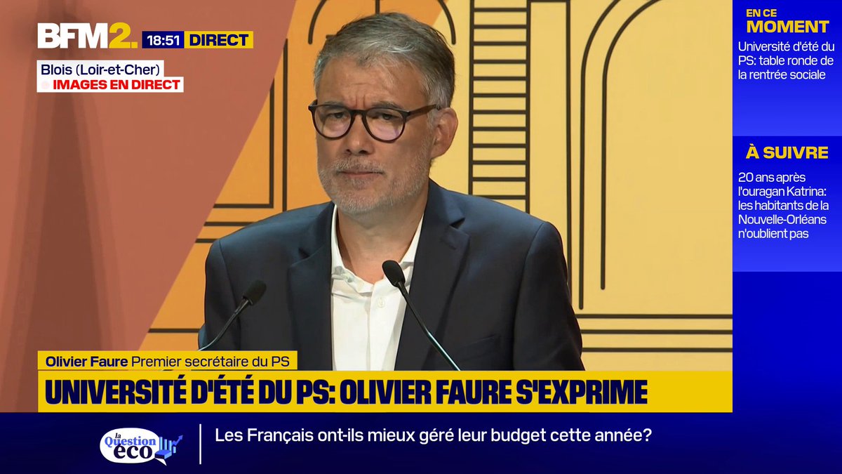 Olivier Faure: "L'obstacle à la paix n'est pas Zelensky, mais celui qui a permis de contenir l'ogre russe (…) Le seul obstacle à la paix, c'est Poutine et son régime" #BFM2