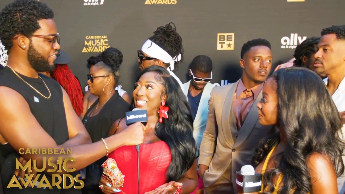 .Spice 👸🏾🇯🇲 caught up with ‘Love Island USA's’ Chelley Bissainthe &amp; Billboard’s Kyle Denis on the red carpet at the 2025 Caribbean Music Awards and talks celebrating the longevity of her 25 Year long career.