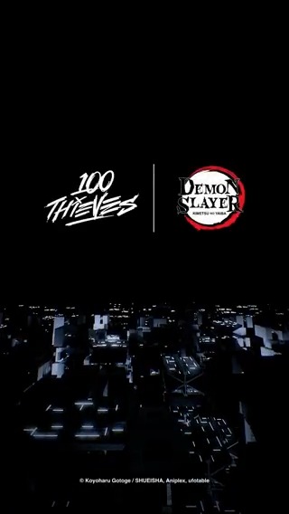 Enter the Infinity Compound... 100 Thieves x Demon Slayer 09.05.2025 Aniplex of America
