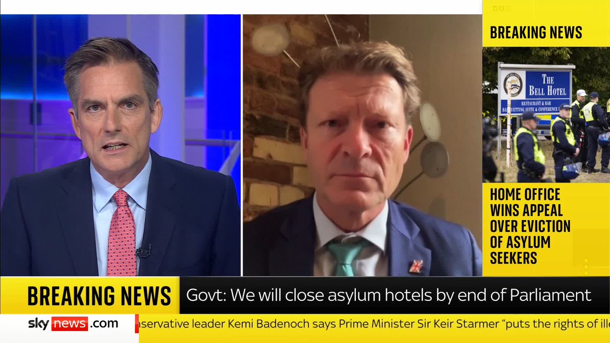 Reform UK's deputy leader Richard Tice MP 🇬🇧 says people "should feel angry and frustrated" about today's Bell Hotel ruling. The Court of Appeal overturned a temporary injunction which would have blocked asylum seekers from using the hotel. Epping latest ➡️
