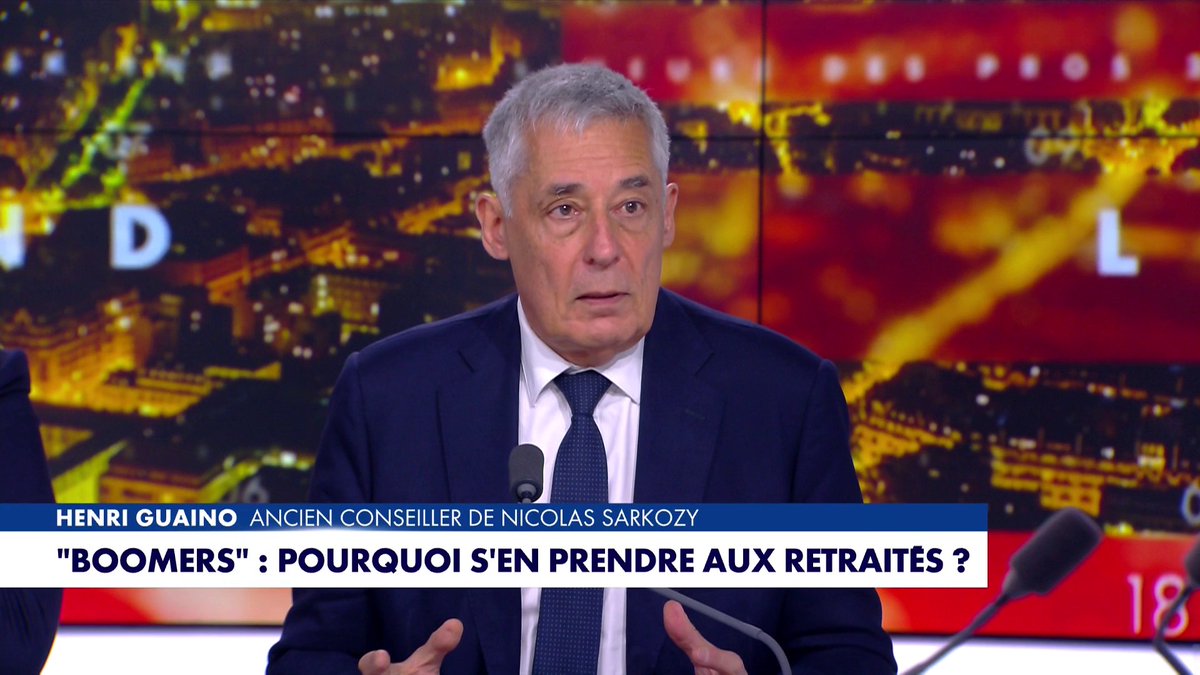 Henri Guaino : «Le terme boomer est une insulte jetée à la face des retraités. C'est scandaleux et pathétique qu'un Premier ministre s'engage sur le terrain de la guerre des générations. Un Premier ministre, c'est fait pour unir et réunir.» #HDPros2
