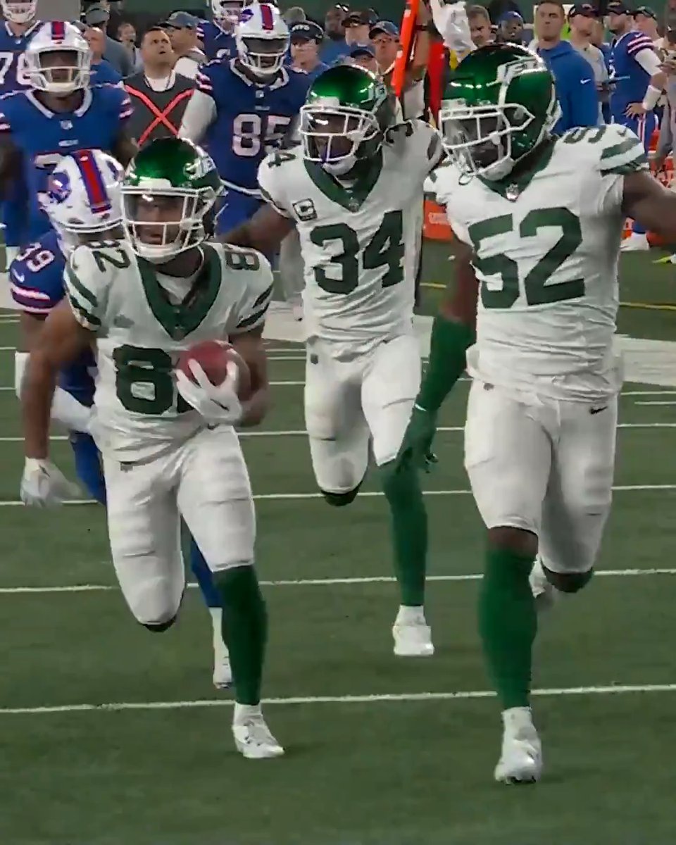 The New York Jets pulled off a miracle over the Bills during Week 1 in 2023 to win an iconic game 🙌 @ubereats