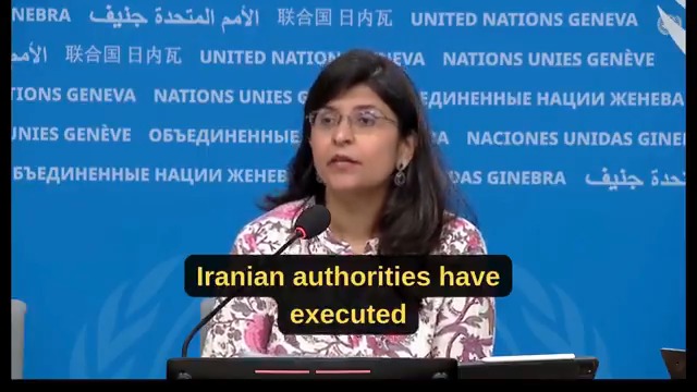 🚨 UN Human Rights Spox: Iran has executed 841 people in 2025 so far, including 110 in July. Currently facing imminent execution are 11 individuals; 6 charged with “armed rebellion” for membership in the MEK, and 5 for participating in the #IranProtests. CC: Canada Mission UN Bob Rae