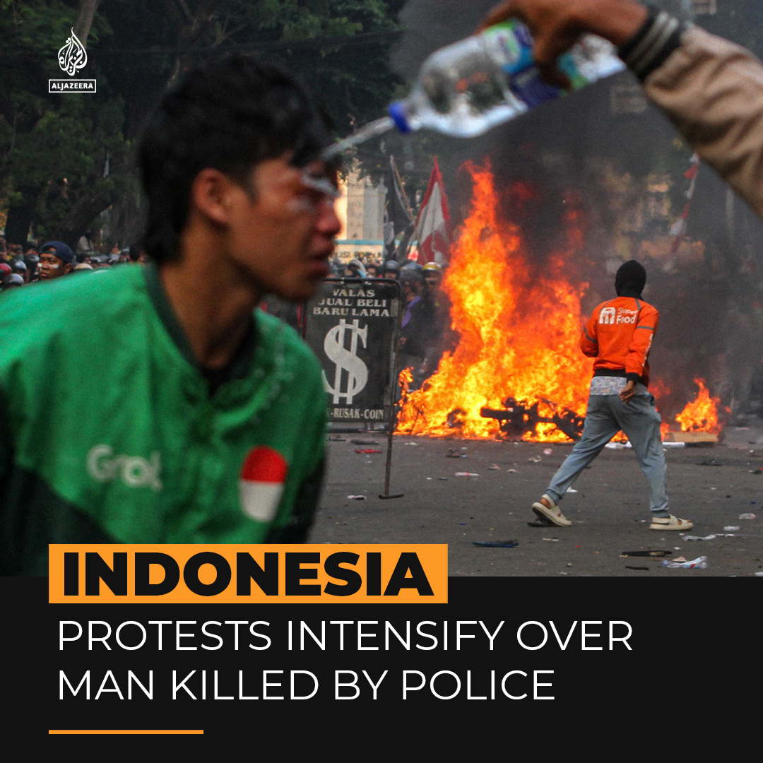 The killing of a delivery driver by police as they tried to disperse cost-of-living demonstrators on Thursday night has intensified protests across Indonesia. Protesters say they see Affan Kurniawan’s death as symbolic of the problems they face themselves.
